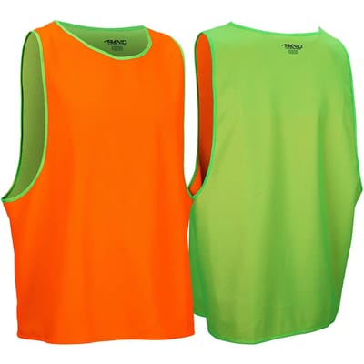 Avento Trainingshesje Dubbelzijdig - Senior - Fluorgroen/Fluororanje