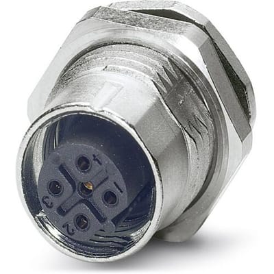 Phoenix Contact 1543650 Sensor/actuator inbouwconnector M12 Aantal polen (sensoren): 5 Bus, inbouw 20 stuk(s)