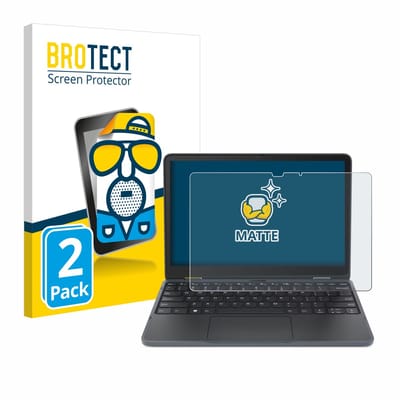 BROTECT - Screenprotector voor Lenovo 300w Yoga 11" (4. Gen.) - Folie Beschermfolie matte 2 Stuks