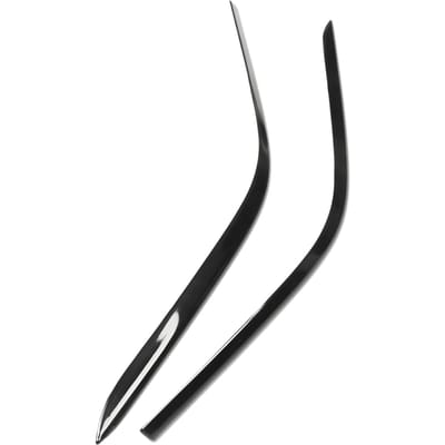 2 stuks Voorbumper Mistlamp Trim Zelfklevend ABS Plastic Stijlvol Design voor CR?Vanaf 2023 black