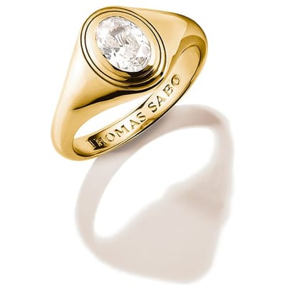 Thomas Sabo - TR2523-414-14-52 - Ring - Dames - 925 Zilver - Bold Elegance - Ringmaat 52
