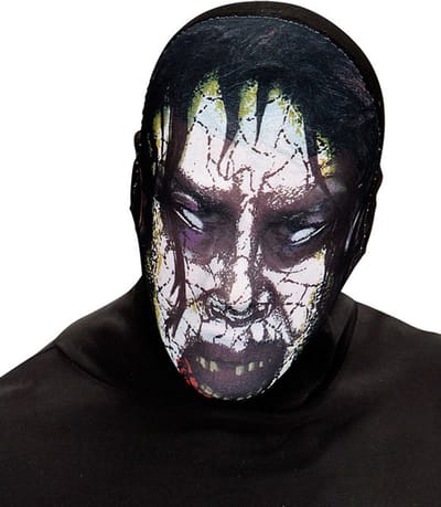 WIDMANN - Bezeten zombiemasker voor volwassenen