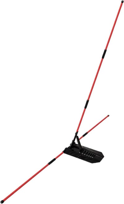 Golf Uitlijningsstok Houder - Swing Trainer Staaf - Golfslag Verbeteren - Precisie Hoekinstelling - 1.05 x 1.05 m - Meerkleurig