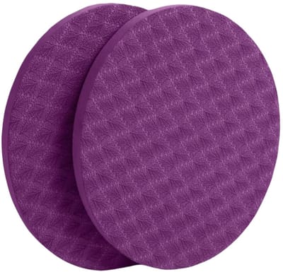 Yoga kniebraces (set van 2), foam pilates kniebraces, yoga kniebeschermers, ronde mat, antislip fitnessmat. Geschikt voor kantoor, thuis, knieën, ellebogen, polsen en handen.