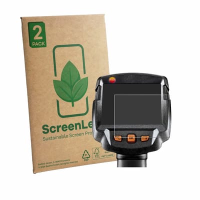 2 Stuks Screenprotector voor Testo 872 - Hoogwaardige Beschermfolie transparant