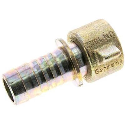 25 mm & G1'' Stalen/gietijzeren Slangpilaar Binnendraad en Veiligheidskraag DIN 8537/20033
