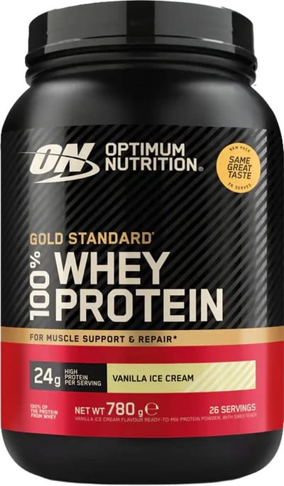 Optimum Nutrition 100% Whey Gold Standard Vanilla Ice Cream - Eiwitten - Wei-eiwit Mix