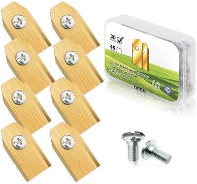 Dailygoods- Messen Messenset 30-delig - Vervangende Messen - Premium Kwaliteit - Roestvrij Staal - Bladdikte 0,75 mm - Compatibel met Robotmaaiers - Vervangingsmessen
