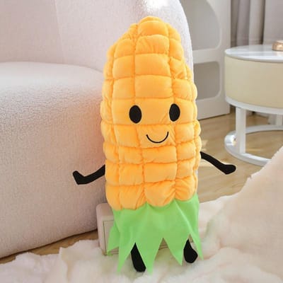 Cartoon Fruit Knuffel Groente Kussen Grote Lappop Verjaardagscadeau Meisje Grijpautomaat Pop Corn