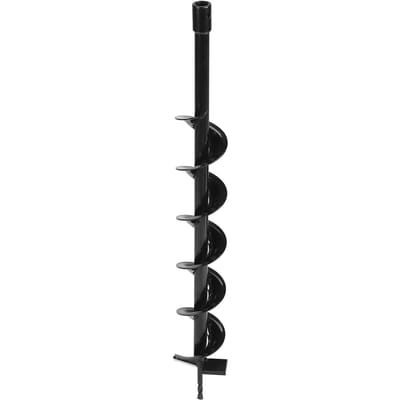 100x800mm Mangaanstaal Plantboor Begraven Plantgat Graafgereedschap voor Tuin black