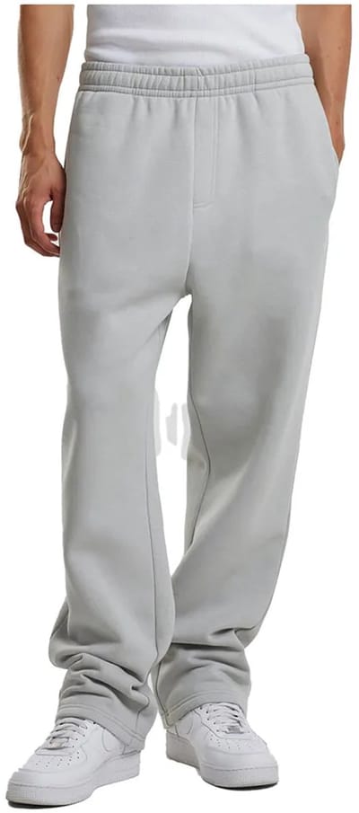Build your Brand Fluffy Track Sweatpants BY288 - LIGHT ASPHALT - XL