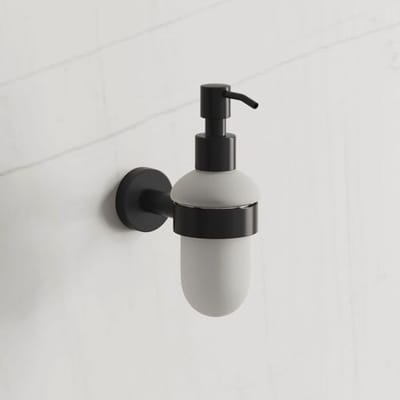 Kronenbach Lima 2.0 Black Soap Dispenser, Glass 29.200.065.0505