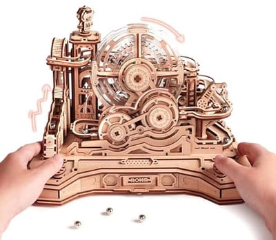 Mechanisch doolhof pinball 3D-puzzel voor volwassenen en jongeren, bouwset voor doe-het-zelf en STEM-activiteiten