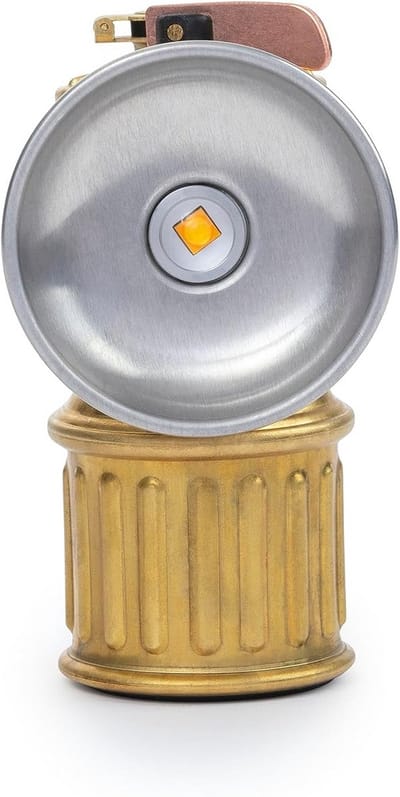 Dimbare LED Mijnwerkerslantaarn met Oplaadbare Batterij Vintage Stijl