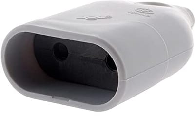 Vrouwelijke Connector 2P 6A - Elektrische Stekker Voor Verbinding - Duurzaam Materiaal - Elegant Ontwerp - Grijs