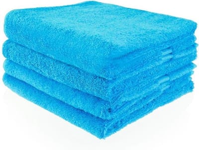 Handdoek turquoise blauw 50x100cm (LET OP: bestellen per stuk)