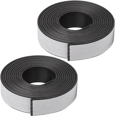 Zelfklevende Magnetische Tape 20 mm x 2 m voor Vliegenramen, Sterke Adhesie, Perfect voor Gordijnen en Beveiliging