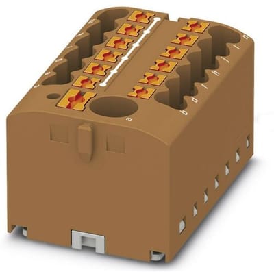 Phoenix Contact 3273362 Verdeelblok 40.6 mm Spanveer Bruin 8 stuk(s)