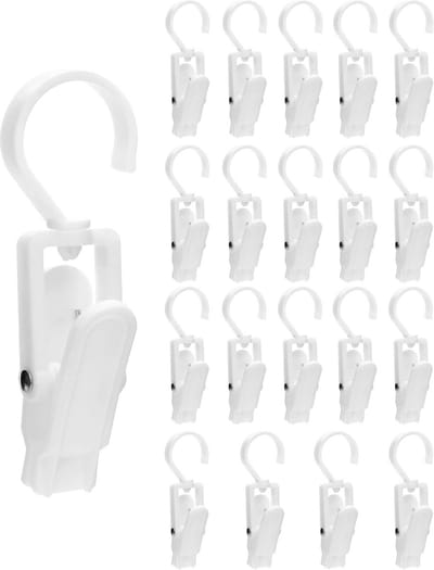 20-pack washaakjes voor niet-slip hangers - Kledingorganizer voor broeken, schoenen, hoeden en handdoeken