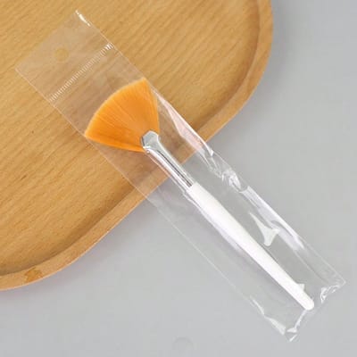 1 stuks Zachte Haardwaaier Vormige Schoonheidsborstel, Gezichtsmasker Essentie Applicator, Schoonheid Hoge Glans Cosmetische Borstel, Speciale Gereedschappen Voor Schoonheidssalon