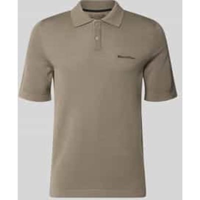 regular fit poloshirt van puur katoen - Marc O'Polo × DFB Travel collectie