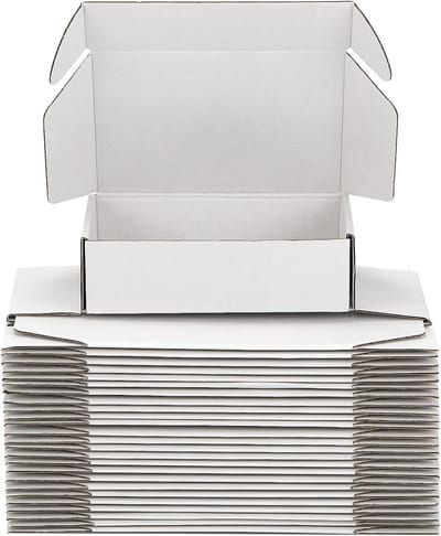 25 Stuks Kleine Verzenddozen 9x9x3 - Ideaal voor Verpakking en Verzending