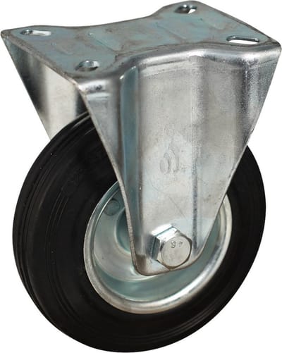 Bokwiel 125 Pl85X105 Rubb Stl Rl 100Kg
