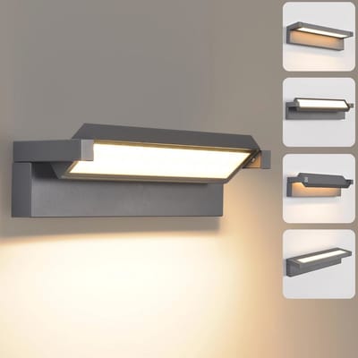LED Buitenlamp 36W met 350° Zwenkbaar Paneel - IP65 Waterdicht voor Tuin en Balkon
