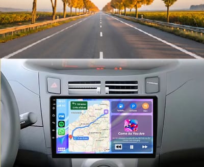 Autoradio 4/64GB met Carplay en Android auto | Geschikt voor Toyota Yaris 2005-2012 | Radio scherm met Navigatie | 2005 2006 2007 2008 2009 2010 2011 2012 | XP90