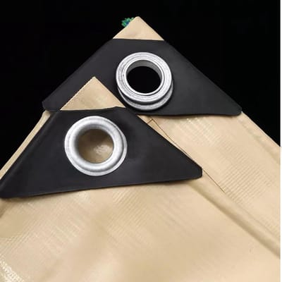 Zwaar Dekzeil - Waterdicht PVC Zeil - Bescherming Buiten - Versterkte Randen - 3x5m - Ongekleurd