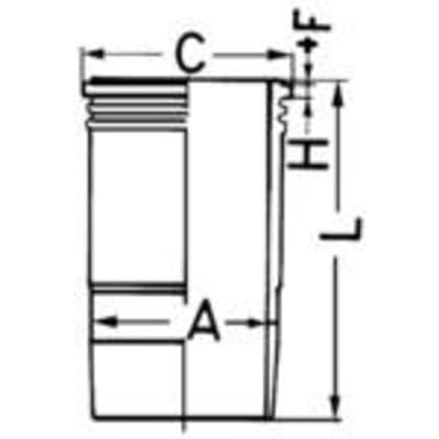 Voering, cilinderkop KOLBENSCHMIDT 89858110