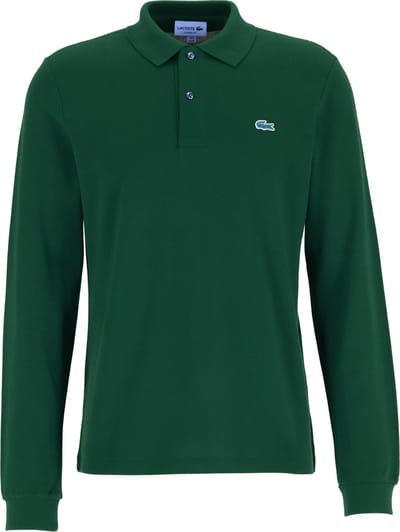 Lacoste Classic Fit polo lange mouw - groen