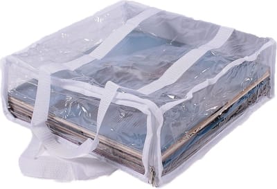 CALICOSY - Set van 3 hoezen voor 33 toeren vinylplaten 33x33x13cm