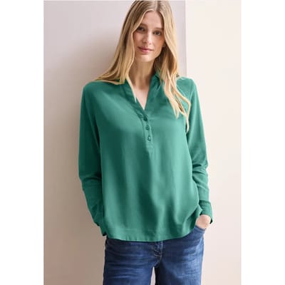 Blouse in effen kleur