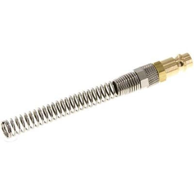 Messing DN 7.2 (Euro) Luchtkoppeling Insteeknippel 8x10 mm Push-On Buigbescherming met Terugslagklep - CLP7-NPS-B-CV-8