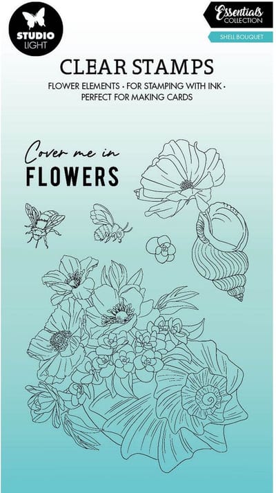 Studio Light Essentials Clear Stamp Shell Bouquet