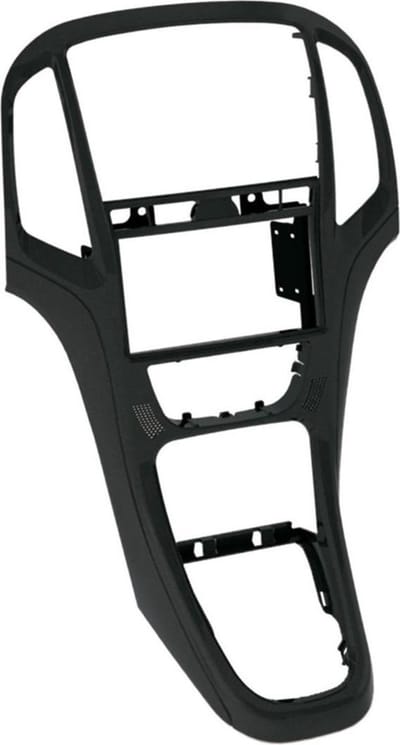 2-DIN Paneel geschikt voor Opel Astra J (P-J) 2009-2018 Kleur: Pearl Zwart