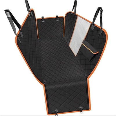 Huisdier autostoelhoes - Reisbeschermer auto - Veilig reizen - Waterdicht en stevig - 152x143cm - Oranje Rood
