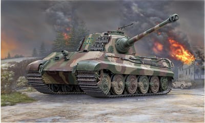 Revell Modelbouwpakket Militaire voertuigen - 03249 Tiger II Ausf.B (Henschel Turr) Plastic - 1:35 - Modelbouw