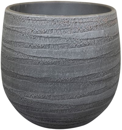 Ter Steege Bloempot Anthracite Grijs D 22 cm H 20 cm Opening 17.5 cm