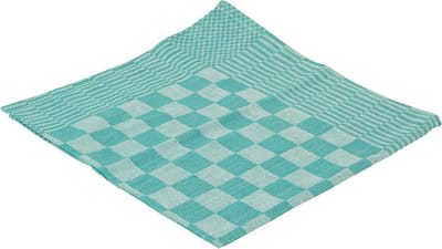 Theedoek blok ca. 65x65 cm set à 6 stuks groen