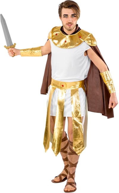 dressforfun - Herenkostuum machtige gladiator - S - Verkleedkleding carnaval - Halloween - Verkleden - Feestkleding - Carnavalskleding - Feest - Partykleding