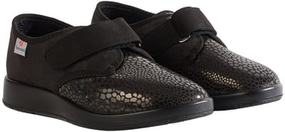 Varomed - Zürich - luxe stretch verbandschoenen - Zwart - CE Keurmerk
