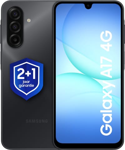 Samsung Galaxy A17 4G - 128GB - Black + 1 jaar extra garantie
