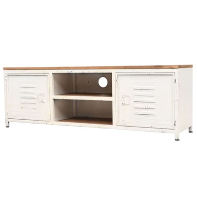 vidaXL - Tv-meubel - 120x30x40 - cm - wit