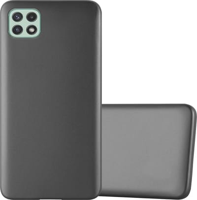 Cadorabo Hoesje geschikt voor Samsung Galaxy A22 5G in METALLIC GRIJS - Beschermhoes gemaakt van flexibel TPU silicone Case Cover