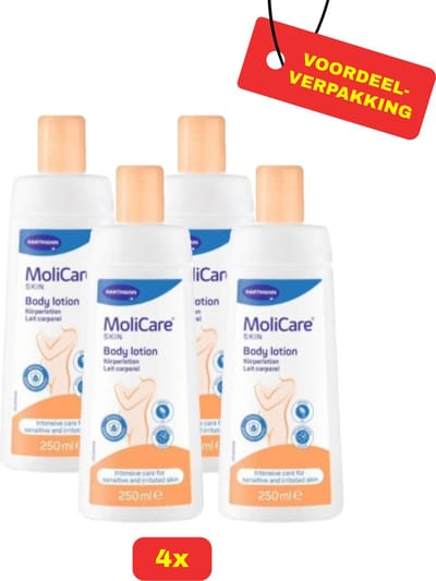 4X Molicare® Skin Bodylotion - 4 x 250ml - Voordeelverpakking!
