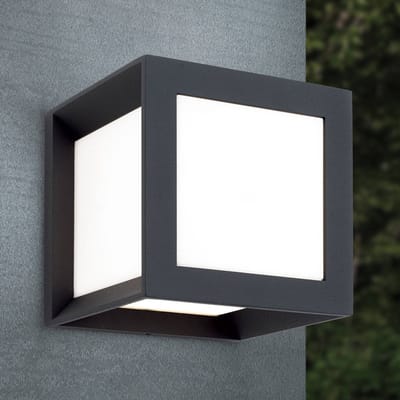 ORION Buitenwandlamp Henry, 16x16x16cm antraciet