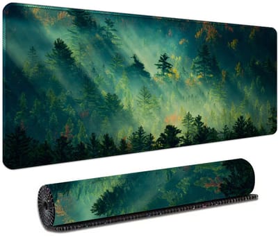 Gaming Mouse Pad, Size 300x800x3mm, Spacious, Sewn Edges, Waterproof, Non-Slip for all Laptop, for More Precision and Speed