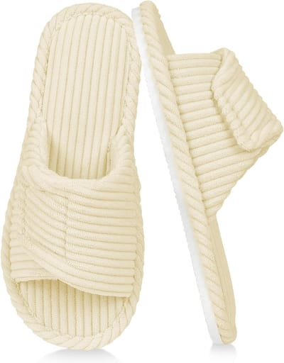 Gezellige Dames Pantoffels van Geheugenfoam voor Winter, Lichtgewicht en Antislip, Ideaal voor Binnen en Buiten